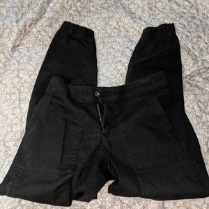 NEW northface black cropped jeans